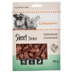 Companion Short Sticker Godbidder Med Kyllingelever 80g